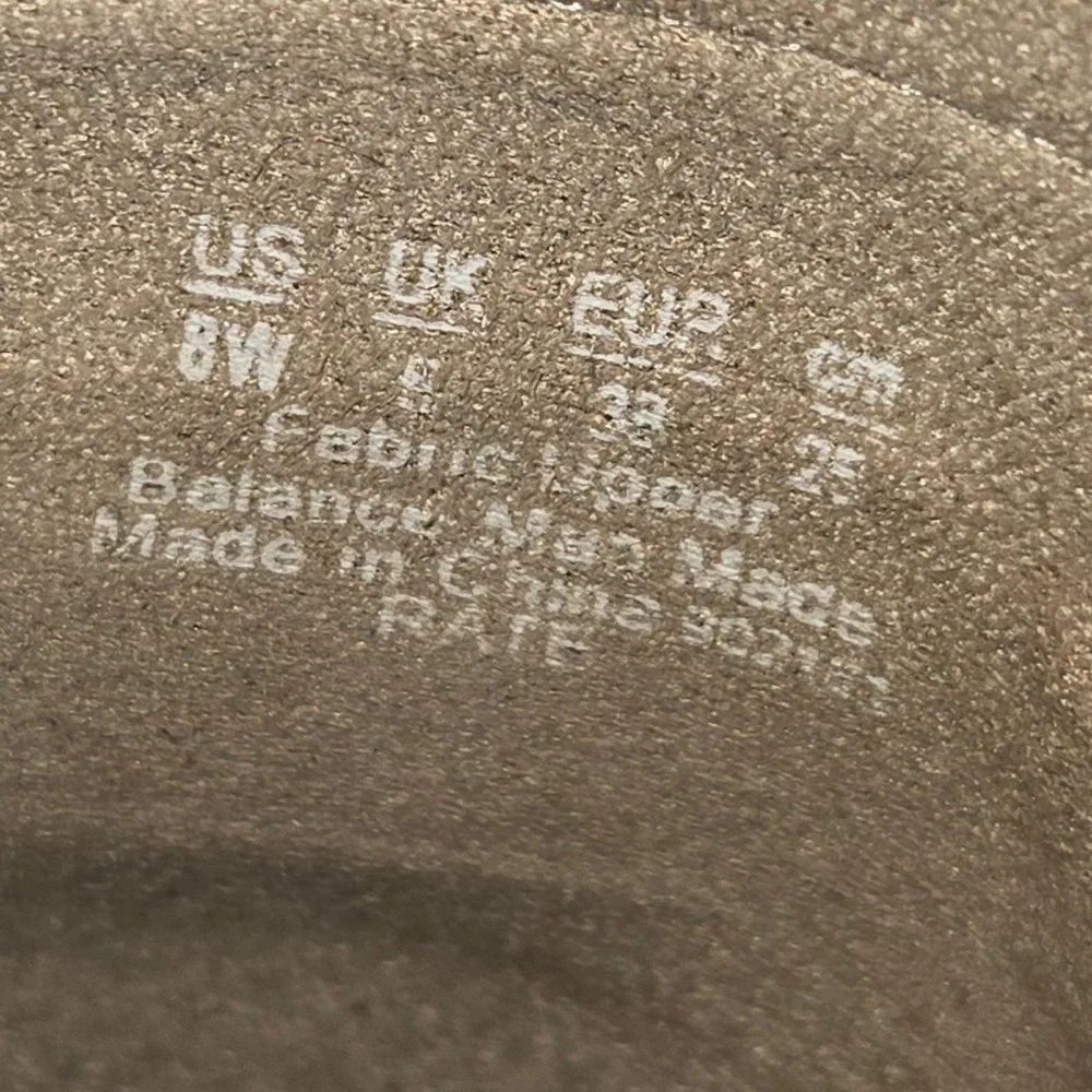 Dr. Scholls Rate Tan Perforated Ankle Booties Be Energized Comfort Shoes 8W